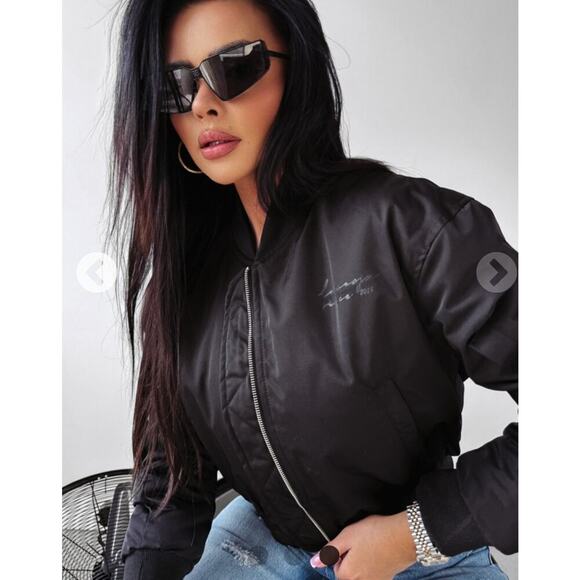 ola voga Jackets & Blazers - Women's Black Bomber Jacket